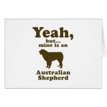 Australian Shepherd Dog Card