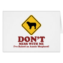 Australian Shepherd Dog Greeting Card
