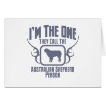 Australian Shepherd Dog Card