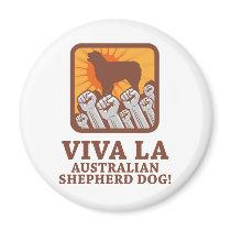 Australian Shepherd Dog Refrigerator Magnets