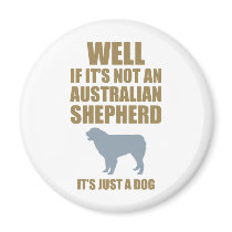 Australian Shepherd Dog Refrigerator Magnet