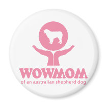 Australian Shepherd Dog Fridge Magnets