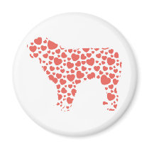 Australian Shepherd Dog Refrigerator Magnets
