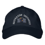 Australian Shepherd Dog Mom Embroidered Baseball Cap