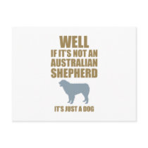 Australian Shepherd Dog Postcard