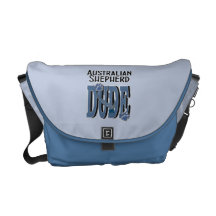 Australian Shepherd DUDE Courier Bag