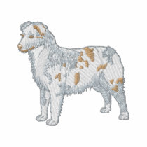 Australian Shepherd embroidered shirts by ZazzleEmbroidery Australian Shepherd embroidered shirts