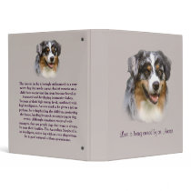 Australian Shepherd Fabulous Binder