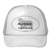 Australian Shepherd Grandpa Trucker Hat