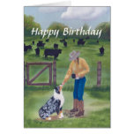 Australian Shepherd - Happy Birthday Greeting Cards