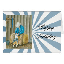 Australian Shepherd - Happy Birthday Cards