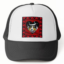 Australian Shepherd Hearts hats by Australian_Dogs_byJB Australian Shepherd Hearts hats