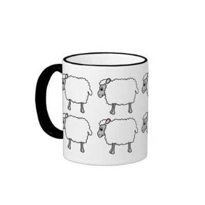 Australian Shepherd Herding Sheep Mug