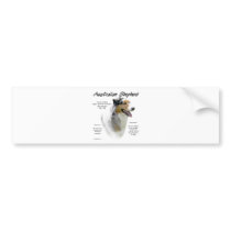 Australian Shepherd History Design bumper stickers by GreyWolfCreation Australian Shepherd History Design bumper stickers