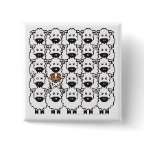 Australian Shepherd in the Sheep Pin