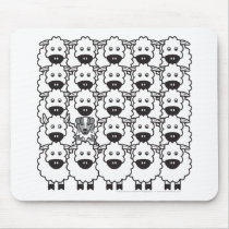 Australian Shepherd in the Sheep Mouse Pads