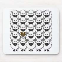 Australian Shepherd in the Sheep Mouse Mats