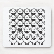 Australian Shepherd in the Sheep Mouse Mats