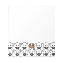 Australian Shepherd in the Sheep notepads