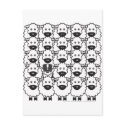 Australian Shepherd in the Sheep postcards