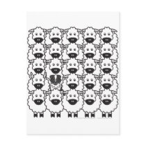 Australian Shepherd in the Sheep postcards by khocker Australian Shepherd in the Sheep postcards