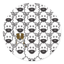 Australian Shepherd in the Sheep Sticker