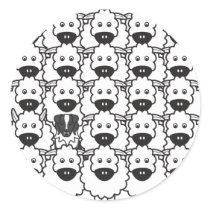 Australian Shepherd in the Sheep Sticker