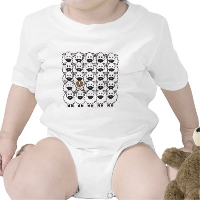 Australian Shepherd in the Sheep Tees by khocker