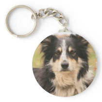 Australian Shepherd Keychain