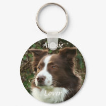 Australian Shepherd Keychain