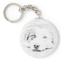 AUSTRALIAN SHEPHERD KEY CHAINS