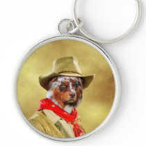 Australian Shepherd Keychain Nobility Dog