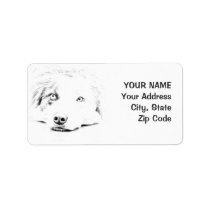 AUSTRALIAN SHEPHERD ADDRESS LABEL