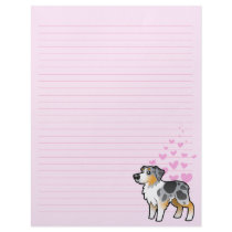 Australian Shepherd Love Letterhead Design
