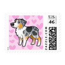 Australian Shepherd Love Stamps