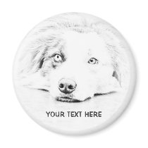 AUSTRALIAN SHEPHERD REFRIGERATOR MAGNETS