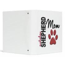 Australian Shepherd Mom 2 Vinyl Binder