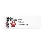 Australian Shepherd Mom 2 Return Address Label