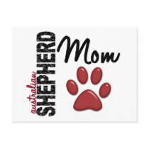 Australian Shepherd Mom 2 Post Card