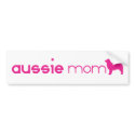 Australian Shepherd Mom bumper stickers by purelypups Australian Shepherd Mom bumper stickers
