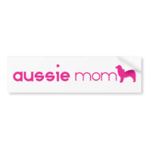Australian Shepherd Mom bumper stickers by purelypups Australian Shepherd Mom bumper stickers