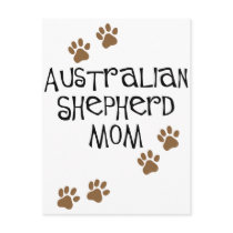 Australian Shepherd Mom Postcard