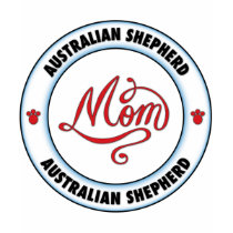 AUSTRALIAN SHEPHERD mom t-shirts