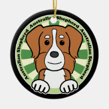 Australian Shepherd Ornaments