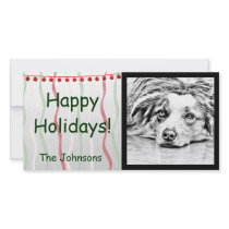 AUSTRALIAN SHEPHERD PHOTO CARD TEMPLATE