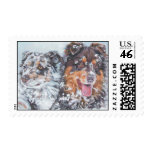Australian Shepherd postage stamp