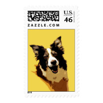 Australian Shepherd Postage Stamp