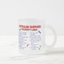 AUSTRALIAN SHEPHERD Property Laws 2 Mugs