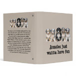 Australian Shepherd Puppies Binder