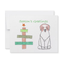 Australian Shepherd Red Stick Tree Invites